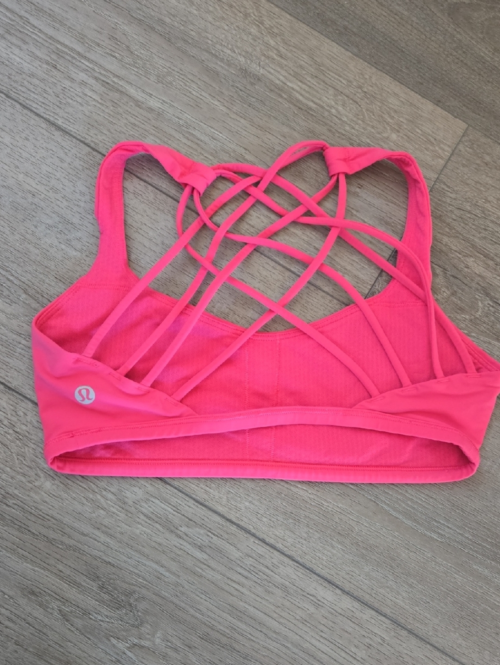 lululemon athletica Hot Pink Strappy Sports Bra